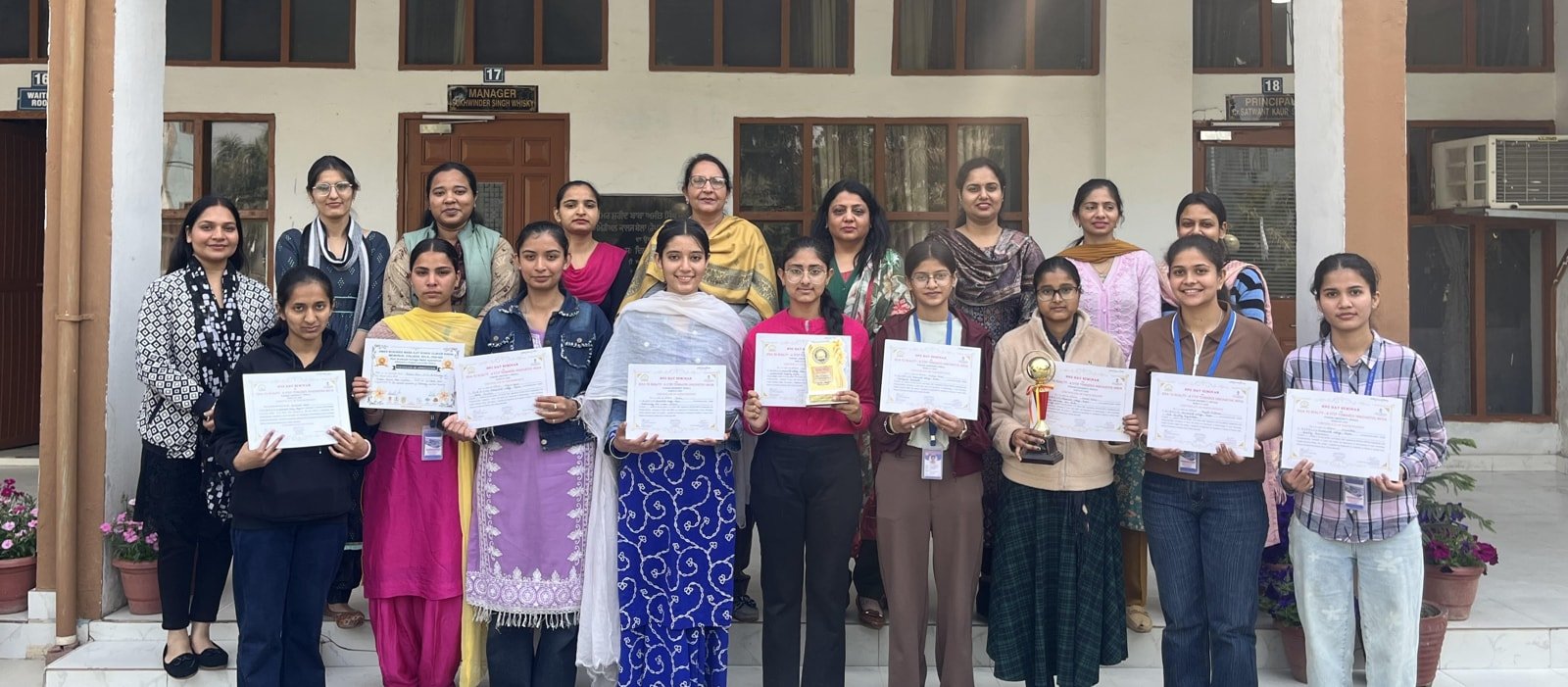 Bela College performs brilliantly in Patiala University Poster Competition